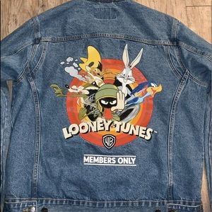 MEMBERS ONLY Looney Toons Denim Jacket